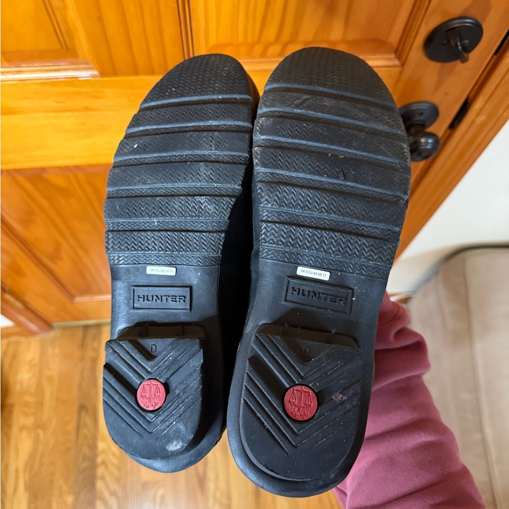 Hunter INSULATED Original Tall Rain Boots Matte Black Women’s Size 11 - Picture 7 of 8